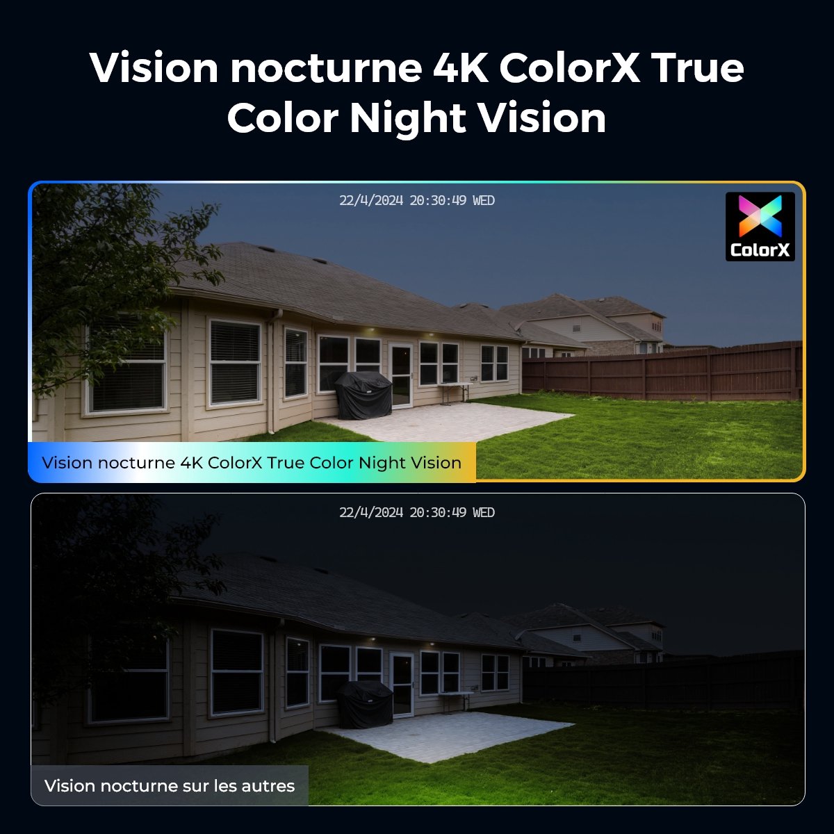 Reolink 4K 8MP PoE IP-camera ColorX met echt full-color nachtzicht F1.0 super diafragma Detectie van personen, voertuigen en dieren - CX810 – foto 2
