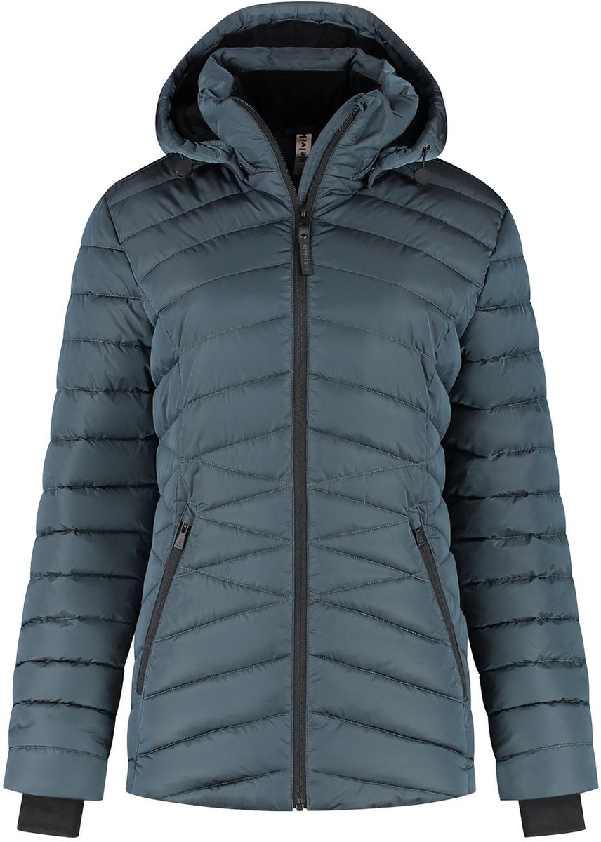 Kjelvik Yvon Dames Outdoorjas - Blue