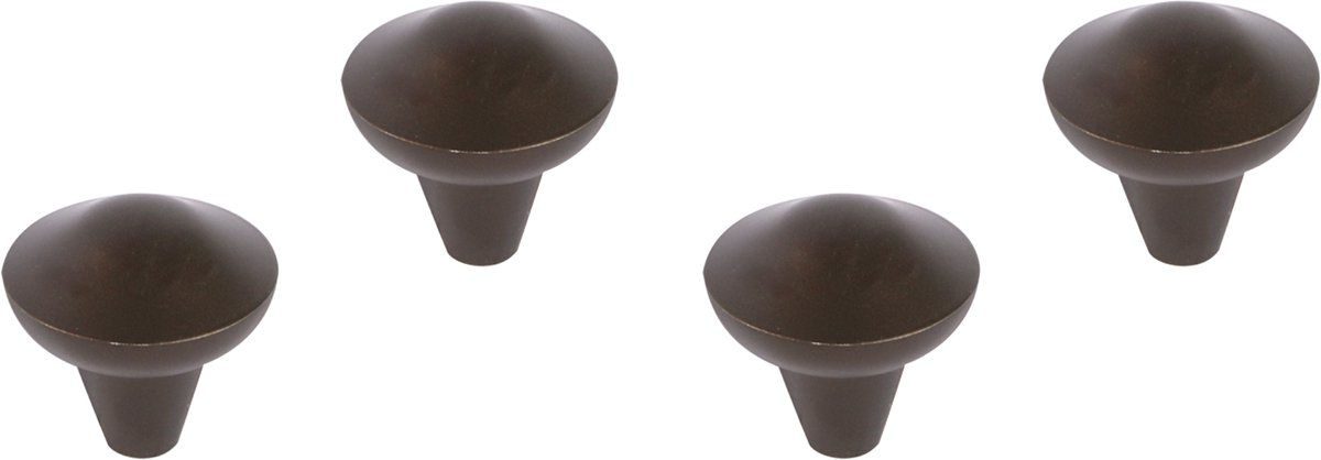 Differnz Groningen knop - 20 mm - brons