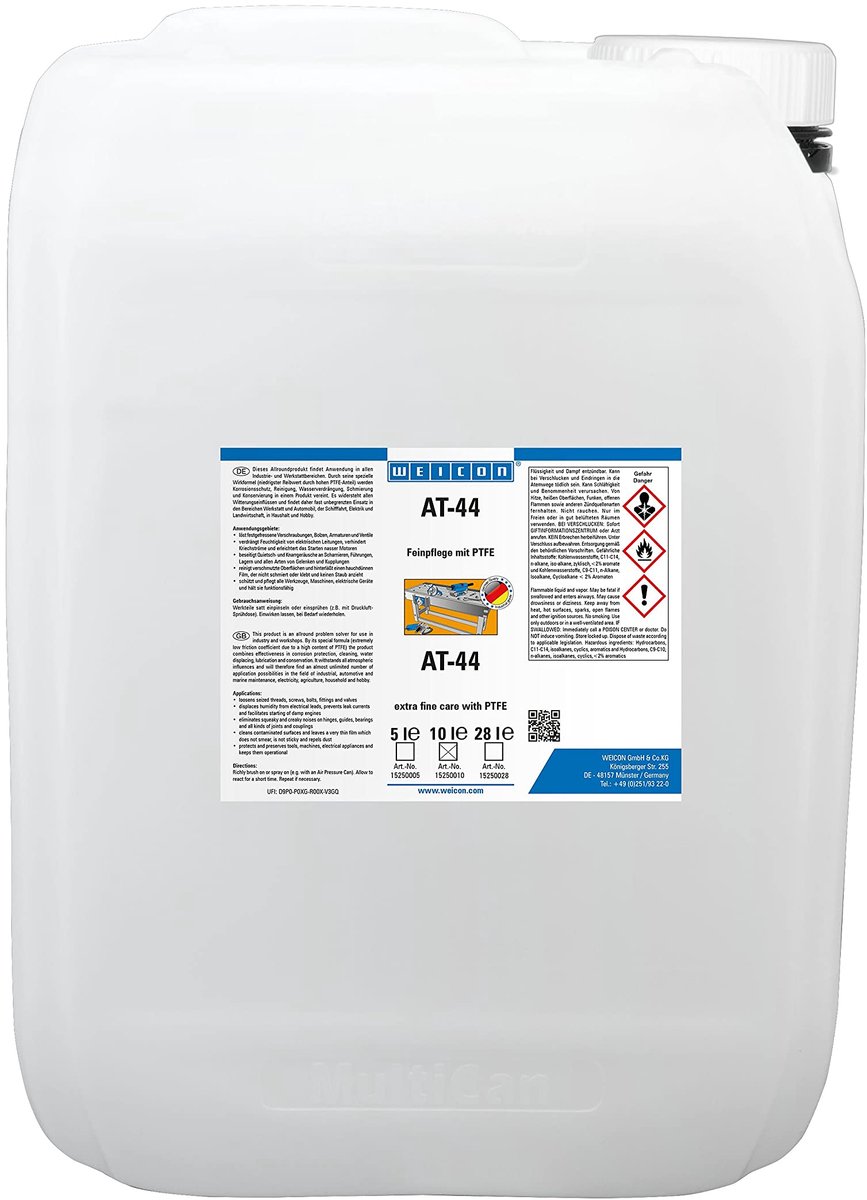 WEICON AT-44 Werkstof – 10 L smeerolie met PTFE