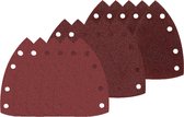 SKIL Schuurpapier Driehoek - Schuurpads - Delta Schuurpapier - Schuurpapier Set - Klittenband - 102x151mm - 15 Vellen - Korrel 60/120/180 - Geschikt Voor Skil Schuurmachine - Skil 2610393759