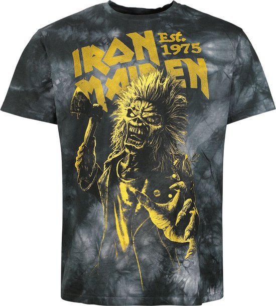 T-shirt homme Iron Maiden Eddie - Gris - M