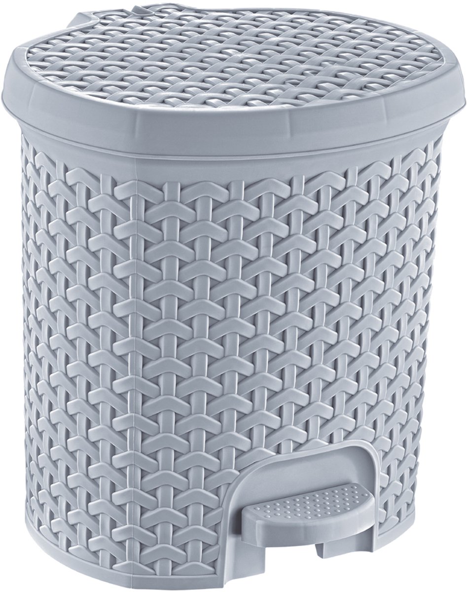 Trappedalvanger 'Tjark', 5,5 liter, nordic-grijs
