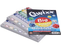Product afbeelding van White Goblin Games Qwixx Big Points - Dobbelspel uitbreiding - 2 scorebloks