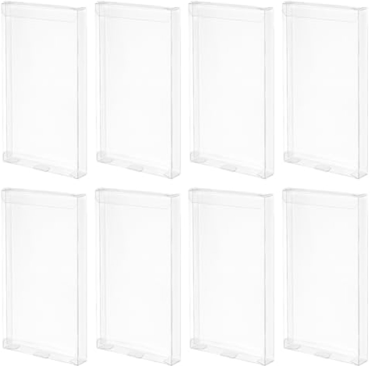 30 stuks PVC traktatiedoosjes - Doorzichtig - 18 x 10 x 1,8 cm - Rechthoekig voor bruiloften en kraambezoek