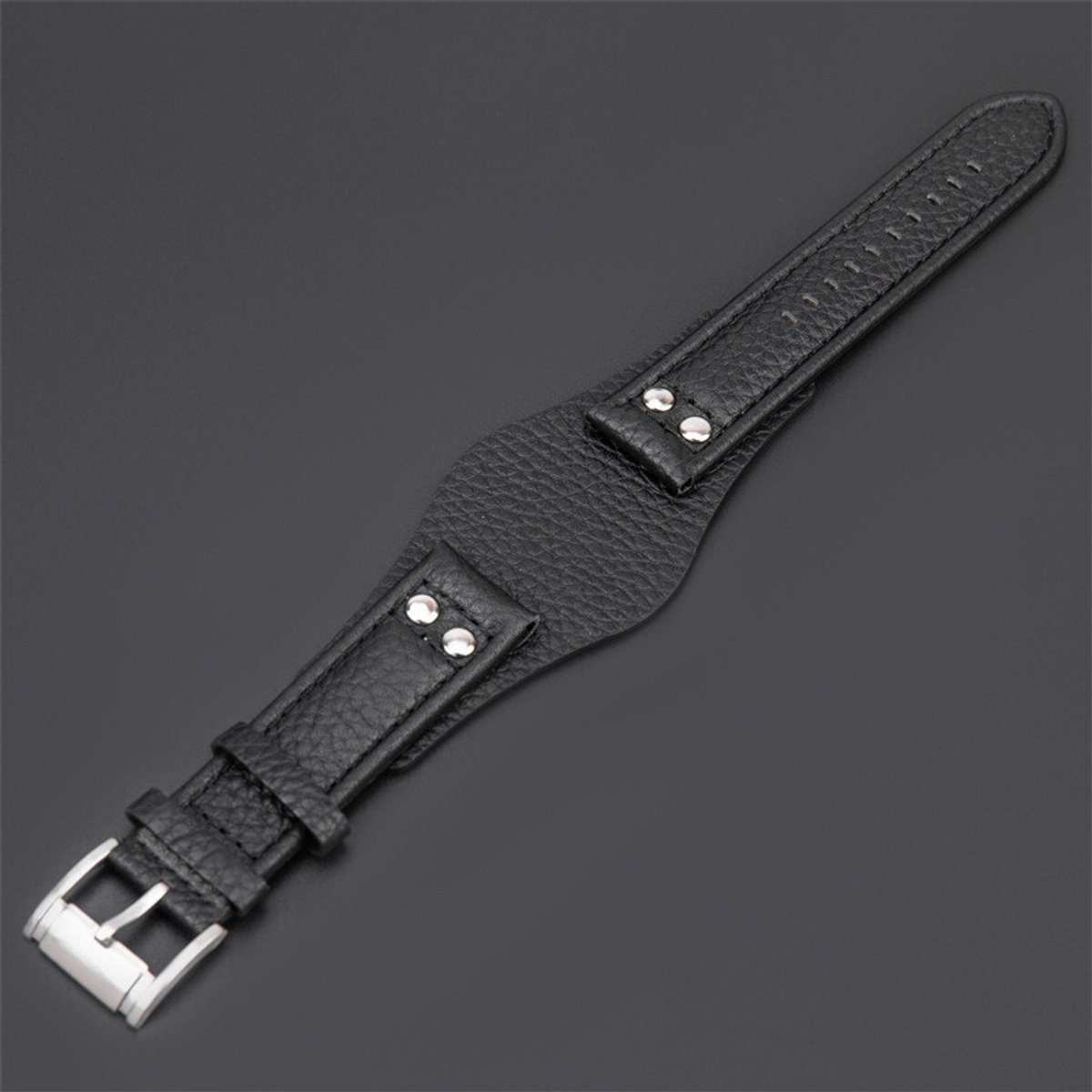 22 mm horlogeband van echt leer Geschikt voor Fossil CH2564 en CH2565 horloges, stalen gesp