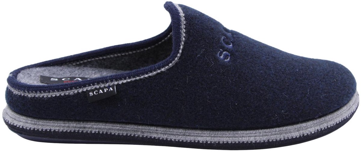 Scapa - Pantoffels - Blauw - Heren - Maat 41 -