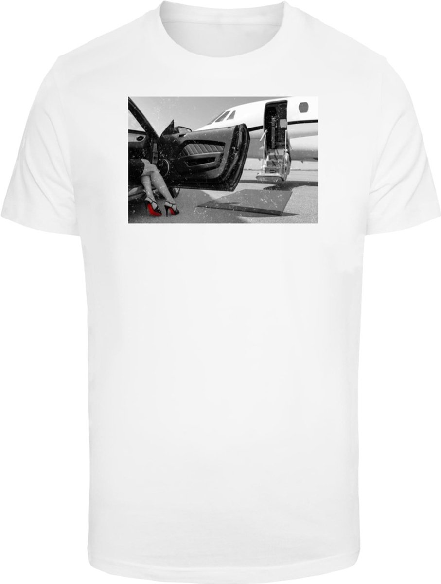 Mister Tee Private Jet Legs T-shirt Wit
