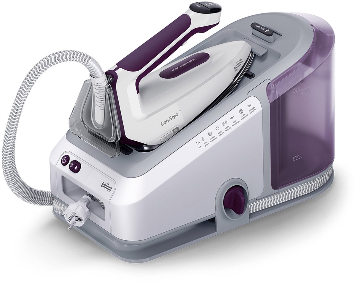 Braun CareStyle 7 IS7266VI - Stoomgenerator - Automatische Instellingen - Halveert Strijktijd - Violet — afbeelding 5