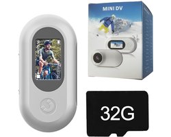 Sportcamera's - 1080P Actiecamera - Waterdicht (IP54) - Met 0.96 inch Scherm - Incl. 32GB Geheugenkaart - Voor Outdoor Sporten