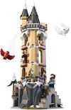 LEGO Harry Potter L'aile aux hiboux de Poudlard 76430. Modèle avec tours, arches, personnages et hiboux volants.