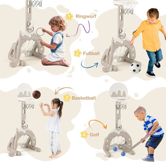 Kinderspeelplaats Met Glijbanen En Buis In Het Park. Cartoon Vector Illustratie 9535974