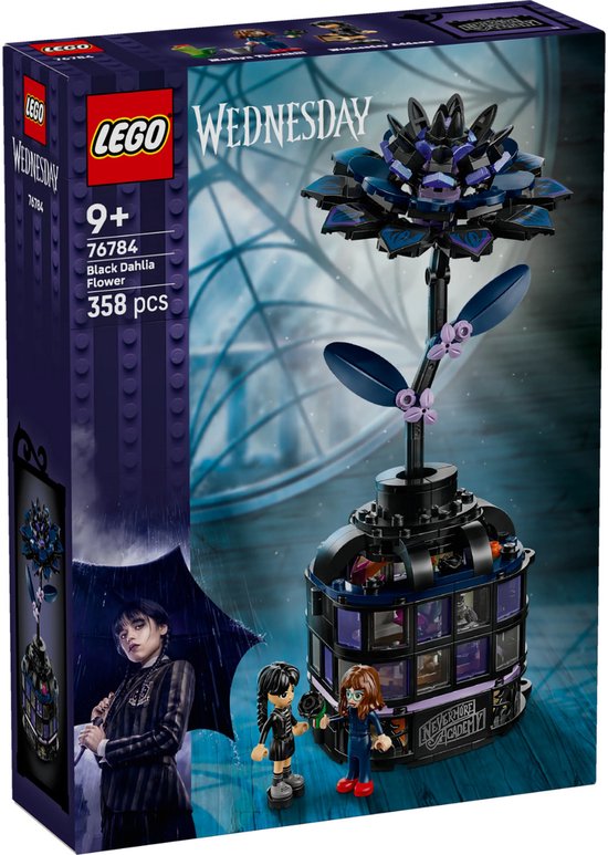 LEGO® Wednesday Zwarte Dahlia - 76784