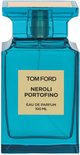 Fles Tom Ford Neroli Portofino eau de parfum 100 ml, turquoise glas.