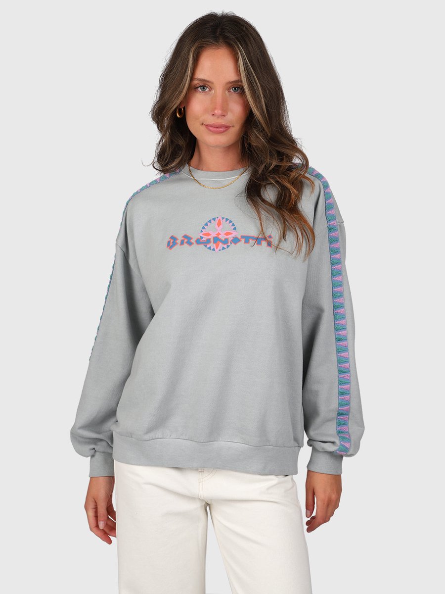 Brunotti ReWind Vrouwen Sweater Bewolkt XL Grijs