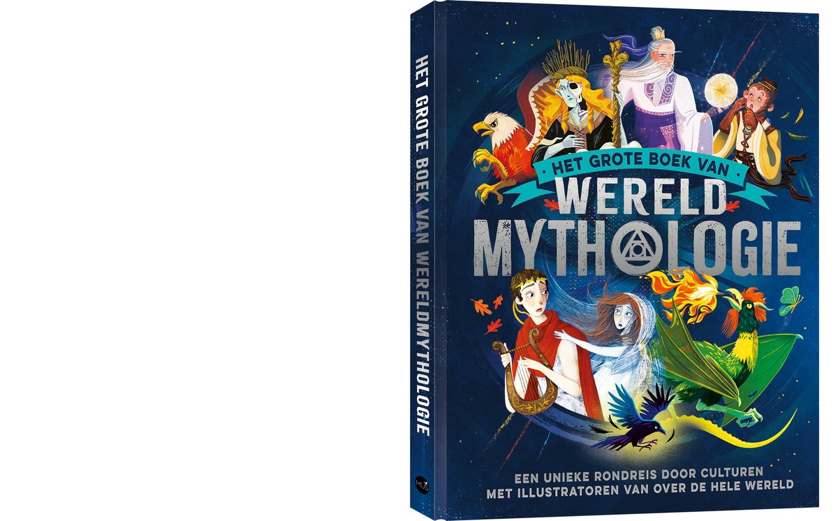 Het grote boek van wereld mythologie - Een unieke rondreis door culturen met illustratoren van over de hele wereld - Stella Caldwell