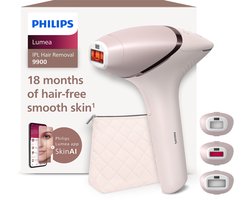 Philips Lumea IPL 9900 Series - IPL Ontharingsapparaat - AI haarvermindering analyse - 3 opzetstukken - BRI953/02