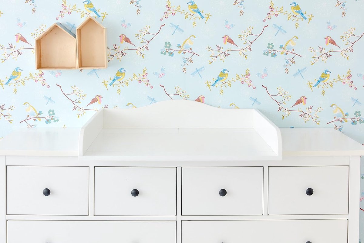 Image of Aankleedopzetstuk wit voor brede HEMNES tot 160 cm breed met afdeklijst