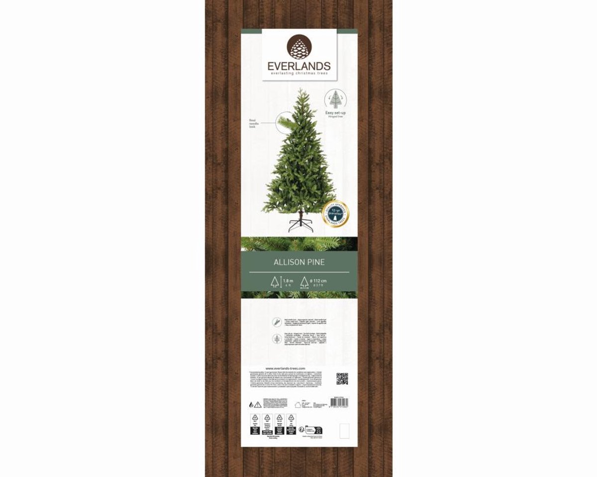 Kunstkerstboom Allison Pine 180cm groen – foto 5