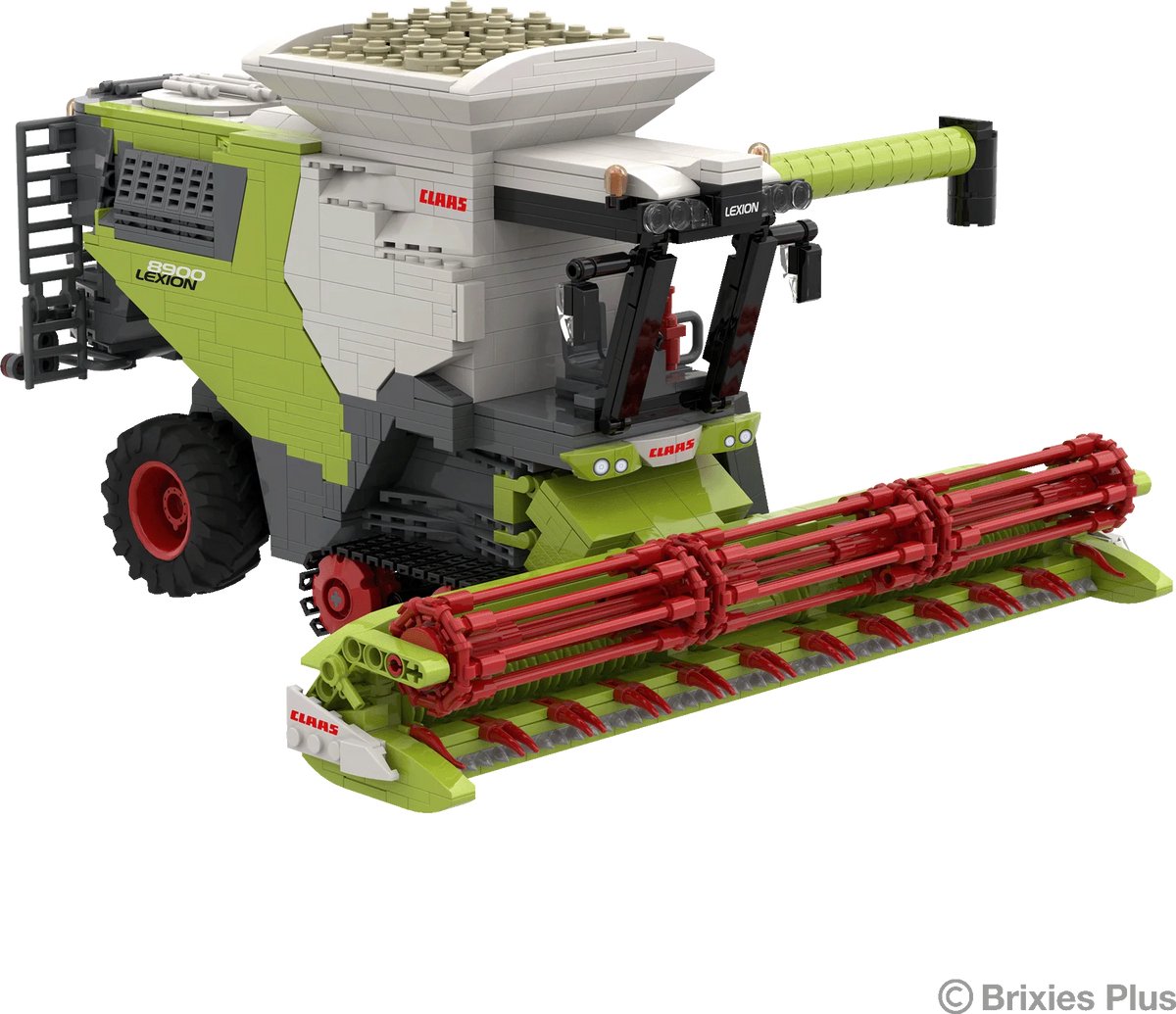 Brixies Plus, CLAAS Lexion 8900 Terra Trac, incl. aanhanger