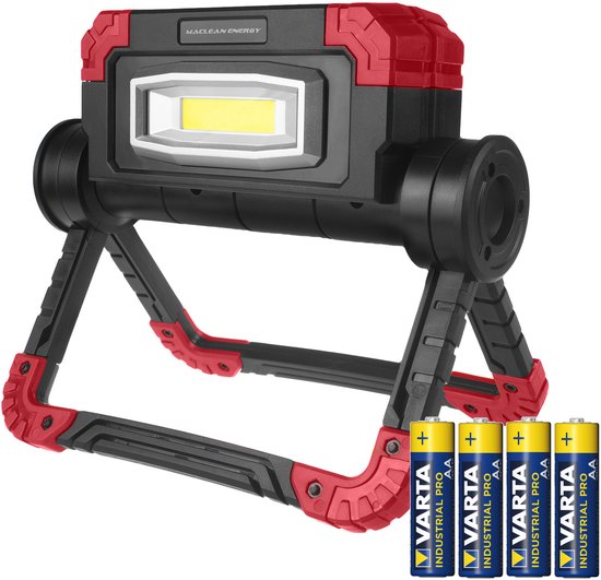SYLSTAR Akku Baustrahler für 18-20V Akkus, 30W 3000LM Arbeitsleuchte LED Akku Lampe Kompatibel mit BOSCH Professional, Makita, DEWALT, Black&Decker, PorterCable, STANLEY und Milwaukee(nur Licht