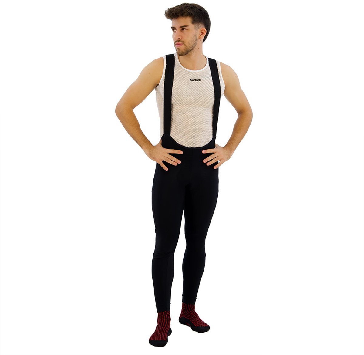 Santini Git Cargo Fietsbroek Zwart M Man
