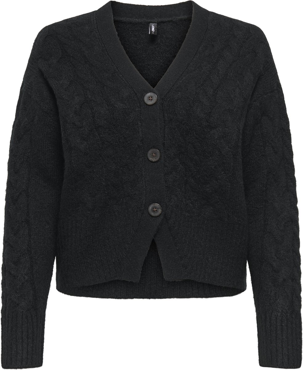 ONLY - ONLRIO LIFE LS CABLE CARDIGAN KNT - Dames - Cardigans