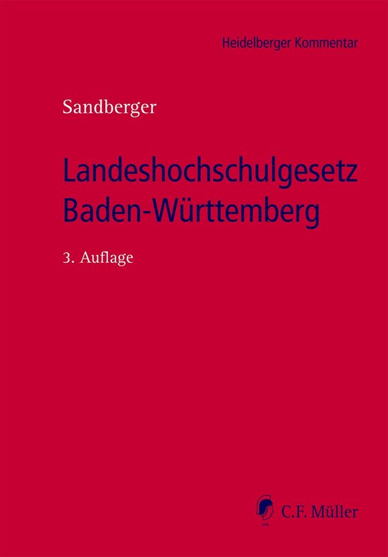 Landeshochschulgesetz Baden-Württemberg - cover