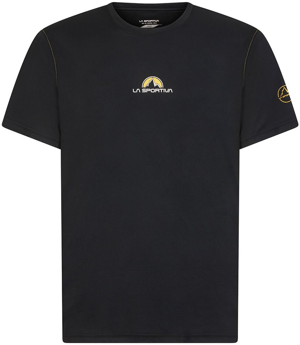 La Sportiva Promo T-shirt Met Korte Mouwen Man Zwart