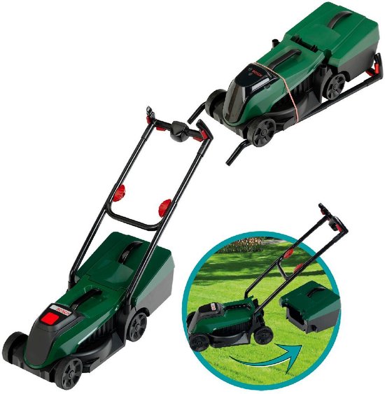 Klein Toys Bosch grasmaaier deluxe – met geluid en opvangbak
