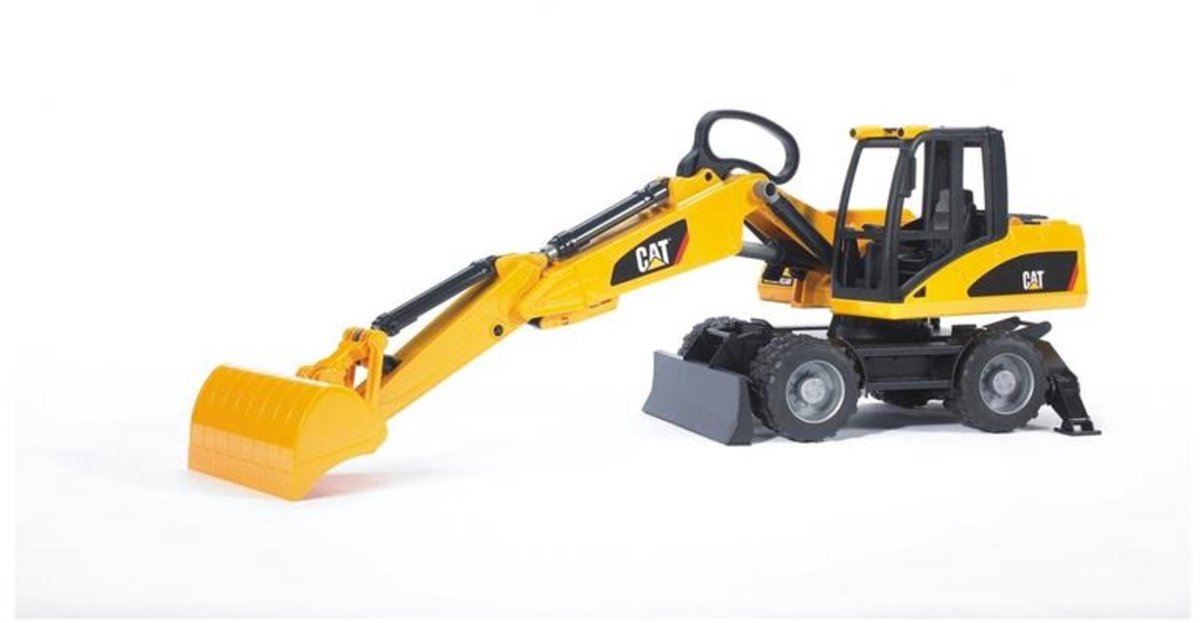Bruder 02445 – Cat® Graafmachine op Wielen - Werkvoertuig — afbeelding 3