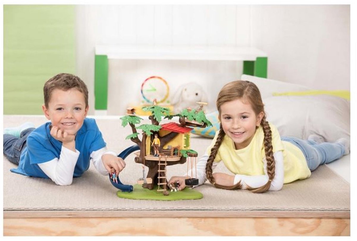 schleich FARM WORLD - Avontuurlijke boomhut - Speelfigurenset - Kinderspeelgoed voor Jongens en Meisjes - 3 tot 8 jaar - 28 Onderdelen — afbeelding 10