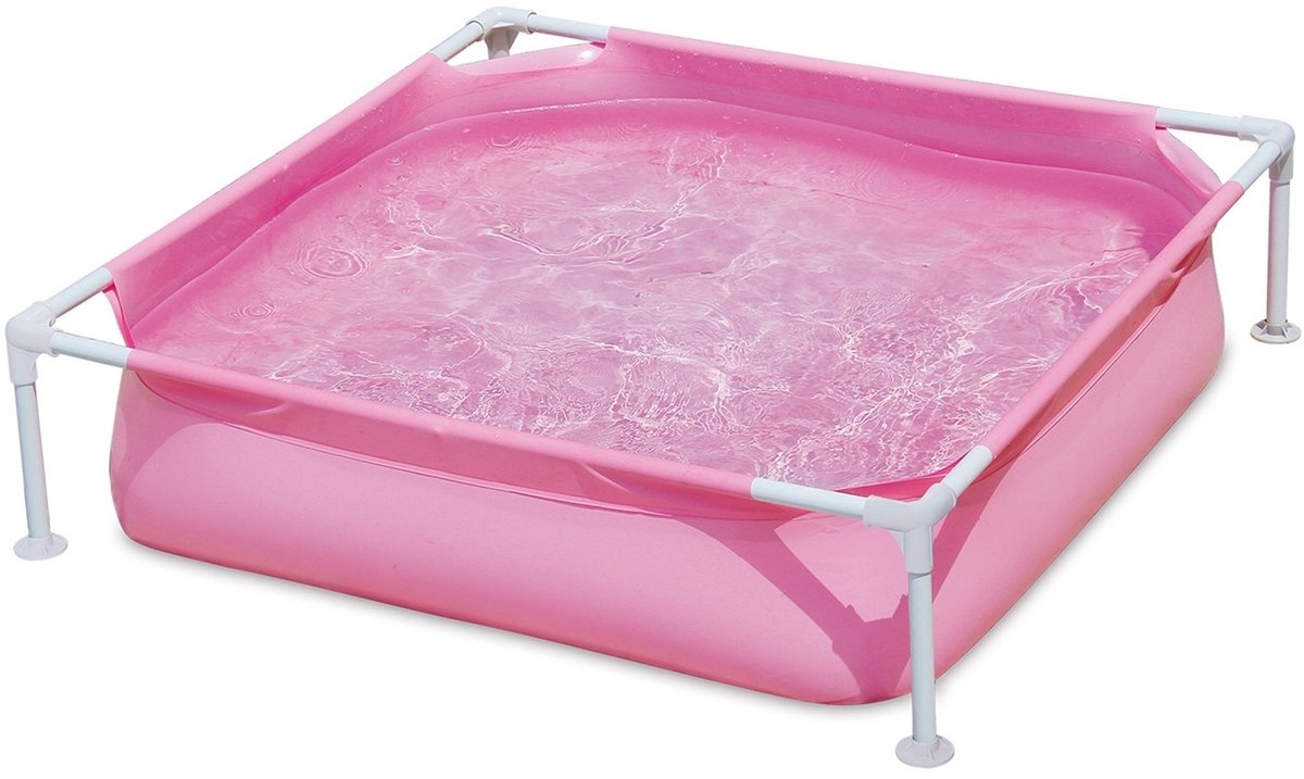 SUMMER WAVES ZWEMBAD SMALL FRAME 122 X 122 X 30 CM ROZE
