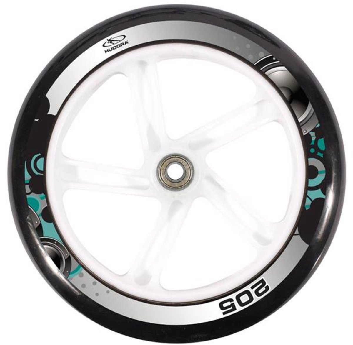 HUDORA Big Wheel 205 Step - Turquoise