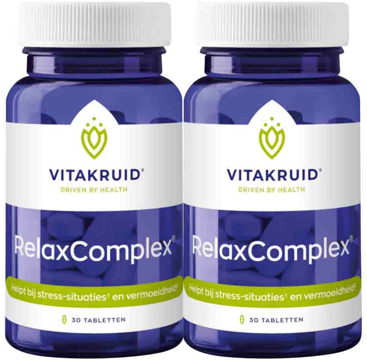 Vitakruid - Relaxcomplex - 2 x 30 tabletten - Voordeelverpakking