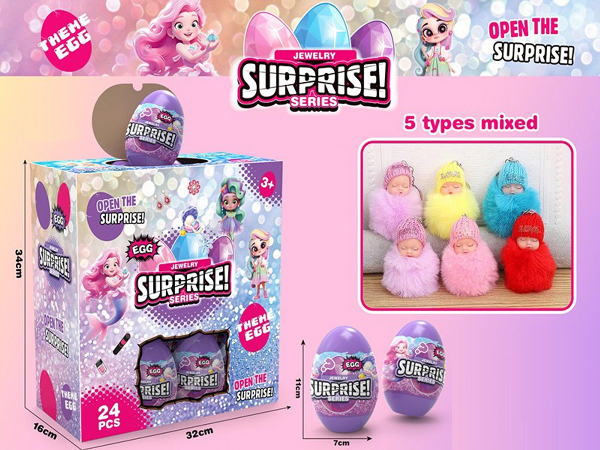 Duckiez Collect Em All - Unbox Surprise Doll In Egg - 1 stuk