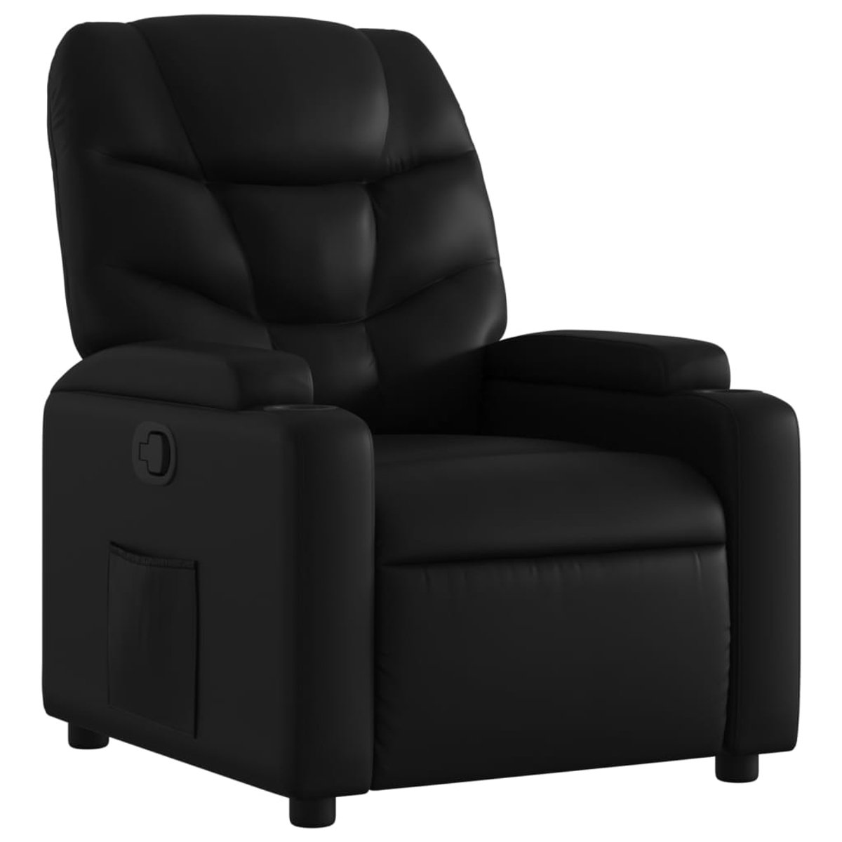 vidaXL Relaxfauteuil - Zwart - Kunstleer