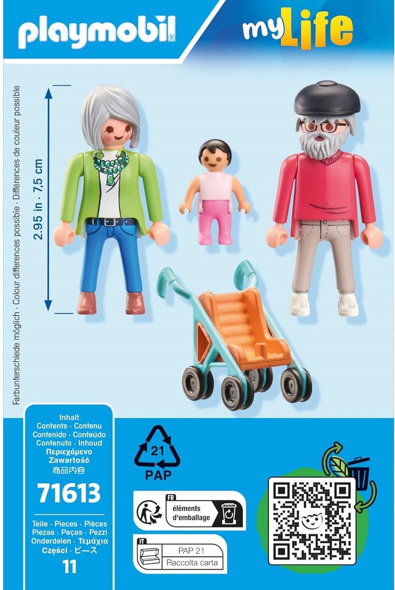 PLAYMOBIL My Life Grootouders met baby - 71613 — afbeelding 2
