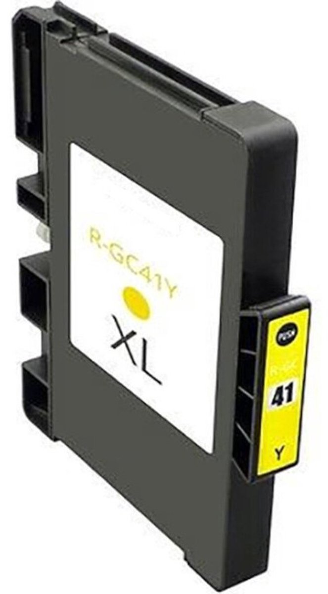 GC-41 Geel - Huismerk inktcartridge compatible met Ricoh Aficio SG 2100N / Ricoh Aficio SG 3100SNw / Ricoh Aficio SG 3110DN / Ricoh Aficio SG 3110DNw / Ricoh Aficio SG 3110SFNw / Ricoh Aficio SG 3120BSFN / Ricoh Aficio SG 7100DN