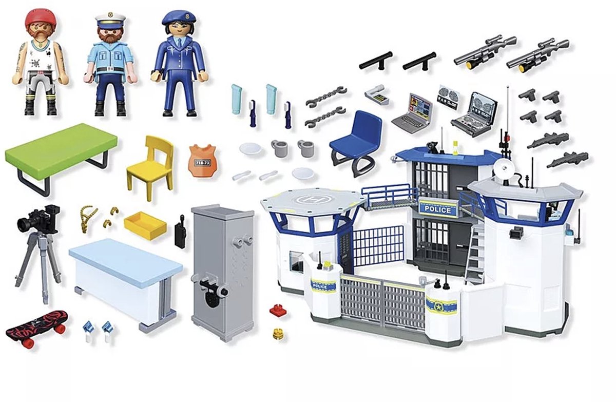PLAYMOBIL Action Heroes - Politiecommandocentrum - Politiestuk speelgoed - Met speelfiguren & accessoires - 71873 — afbeelding 2