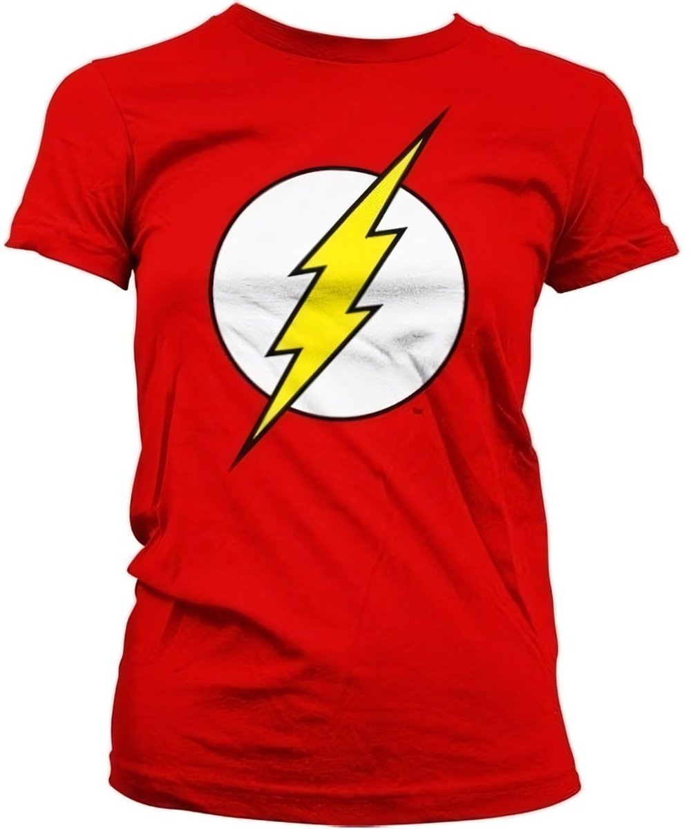 DC Comics The Flash Dames Tshirt -2XL- Emblem Rood