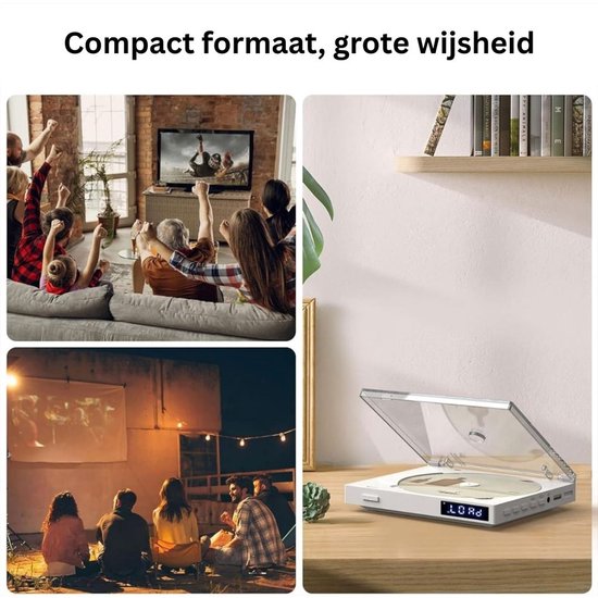 Draagbare DVD Speler met Scherm - DVD Speler met HDMI Input - voor Laptop van NbyMe — afbeelding 5