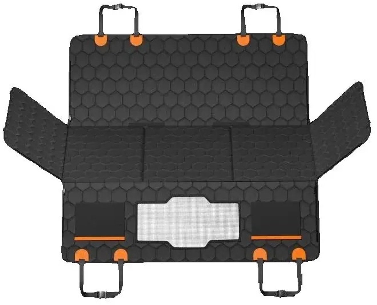 Lynly – autostoel hond met achterbank verlengstuk – hondenstoel auto – hondenzetel auto – hondenbank auto met veiligheidsgordel