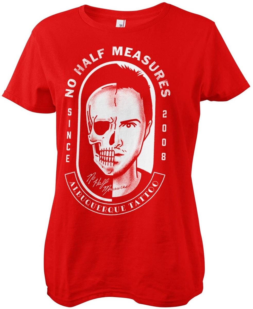 Breaking Bad T-shirt No Half Measures Girly Tee SP-5-BB025-H70-16