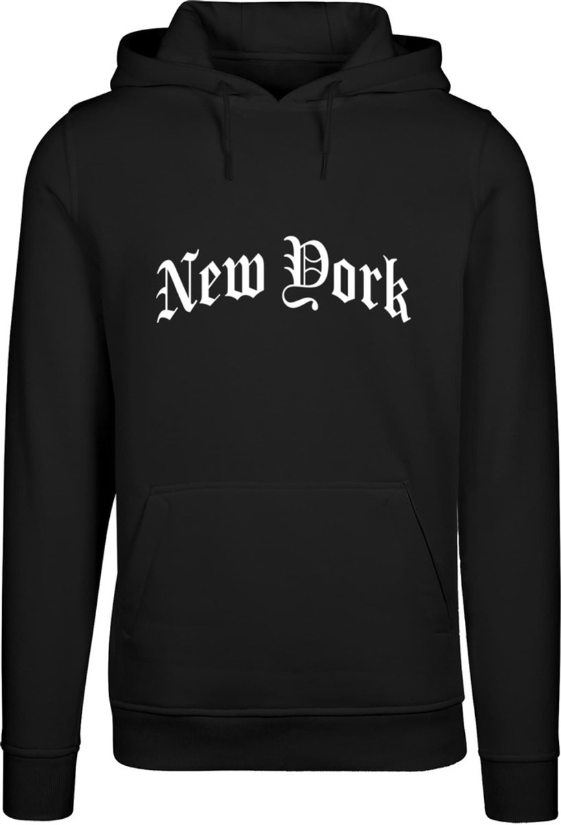 Mister Tee New York Wording Hoodie/trui XXL Zwart