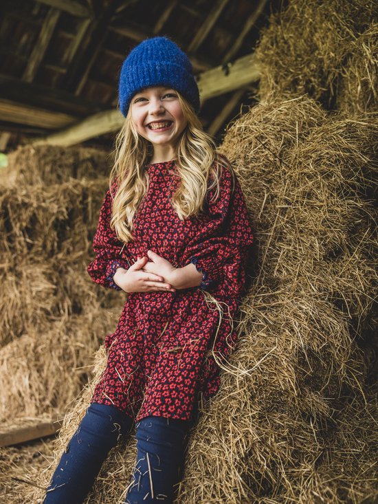 LOOXS Little 2532-7511-167 Legging Filles - Taille 128 - Blauw en 95% coton 5% Lycra