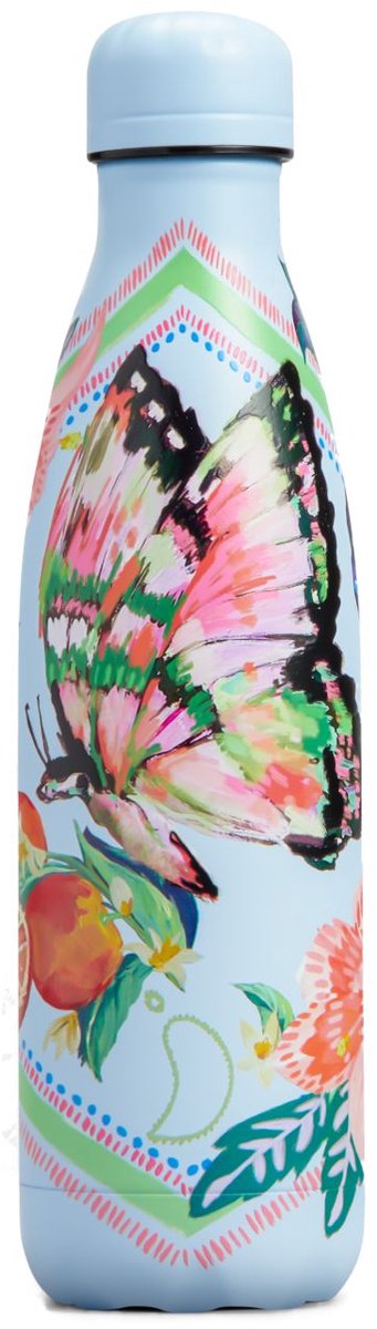 Chilly's Original - Drinkfles - Thermosfles - 500ml - Tropical Sketchbook Butterfly