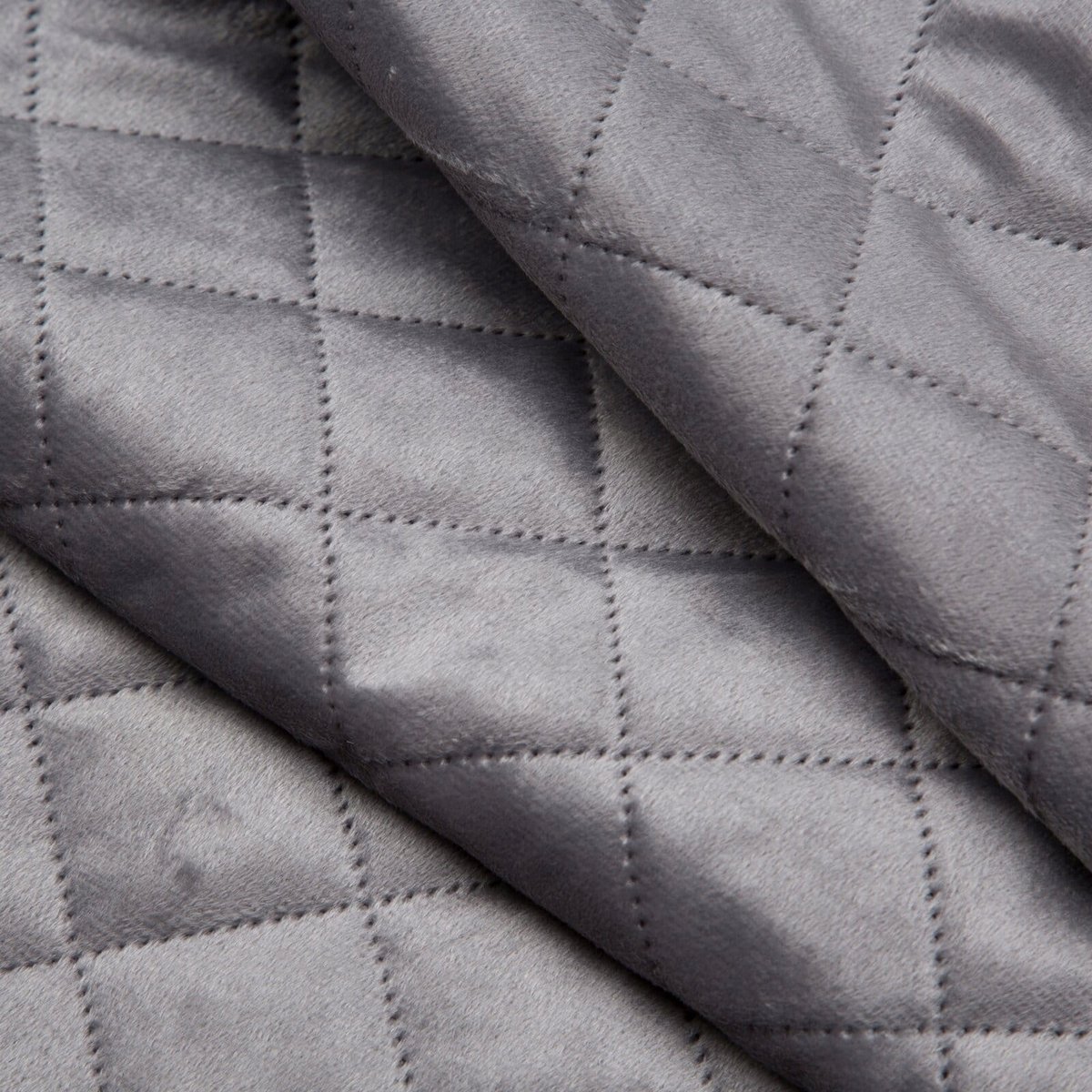 Design91 LUIZ 170x210cm Pluche Dekbedovertrek - Staalgrijs