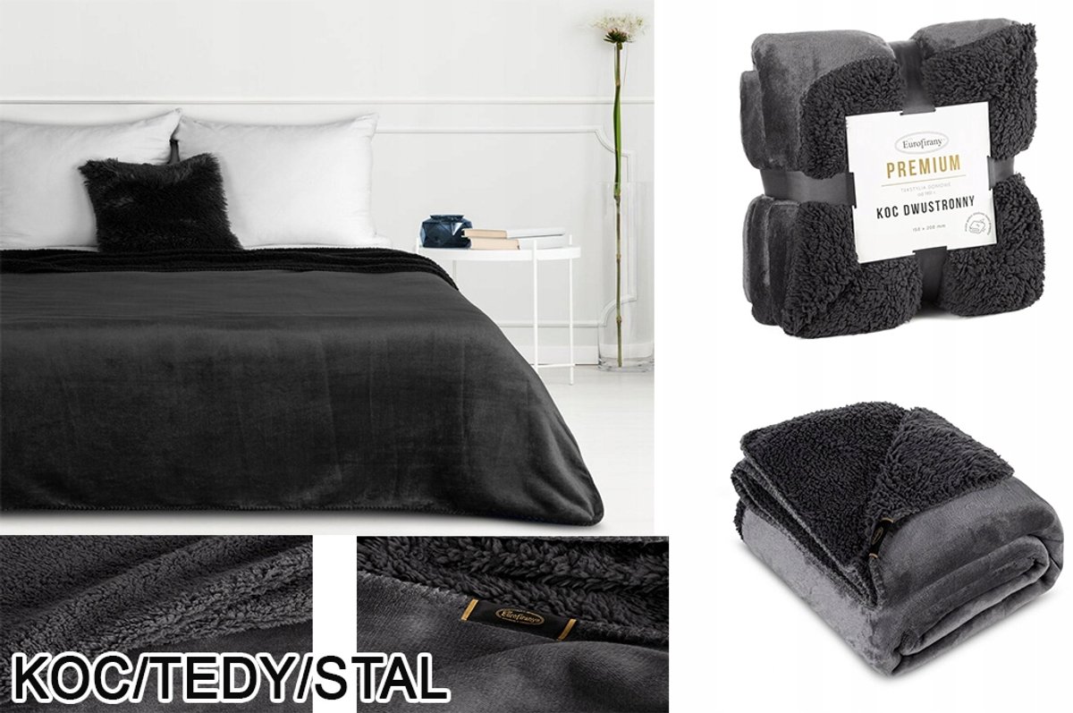 Zachte Teddy Plaid 70x160cm - Comfortabel en Decoratief