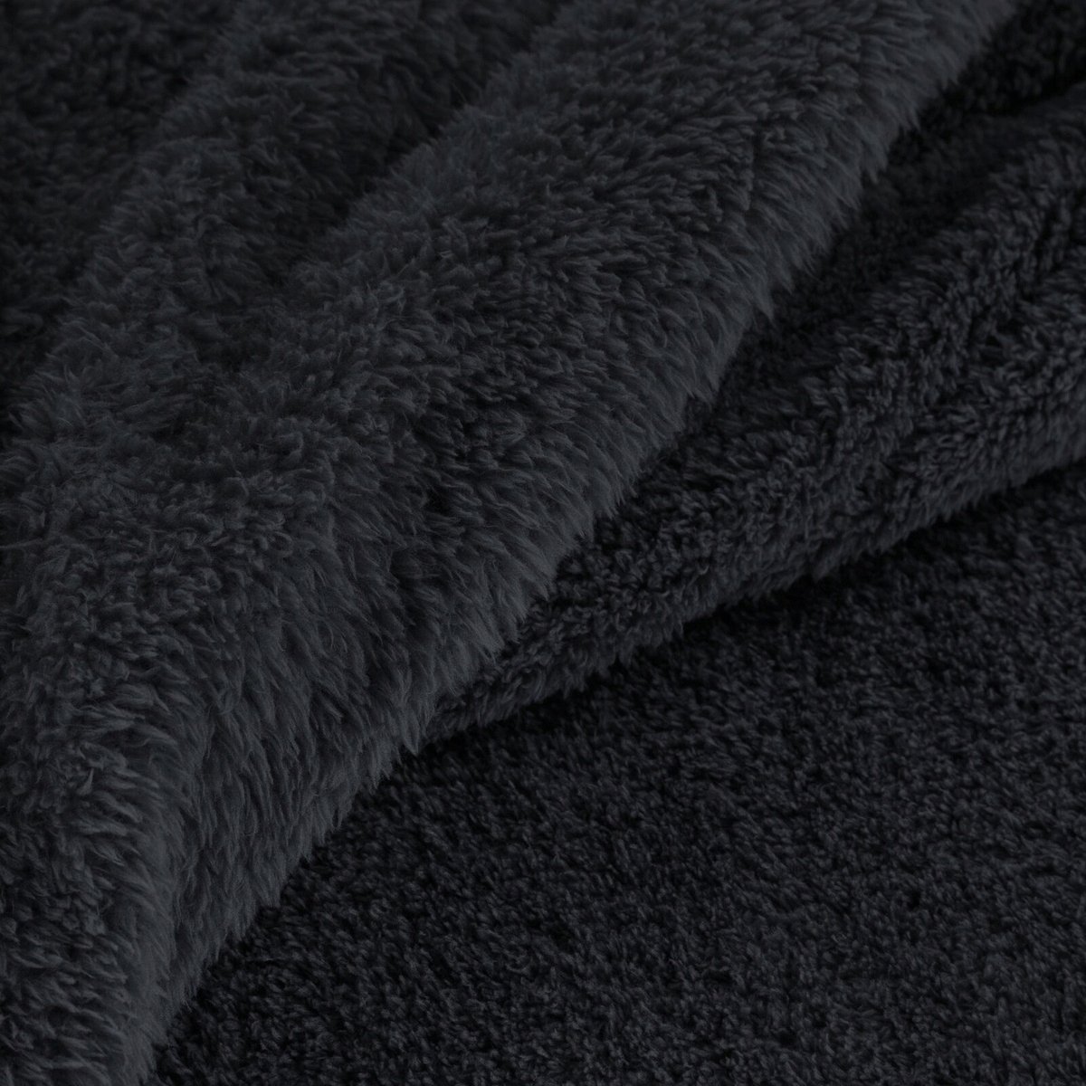 Zachte Zwarte Microvezel Pluche Deken 150x200cm